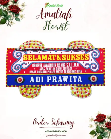 Papan Bunga Ucapan Selamat Tahuna Barat