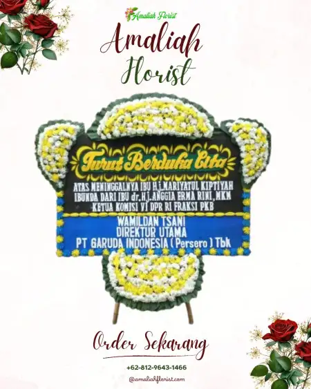 Papan Bunga Duka Tahuna Barat