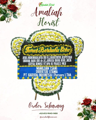 Papan Bunga Duka di Tahuna Barat